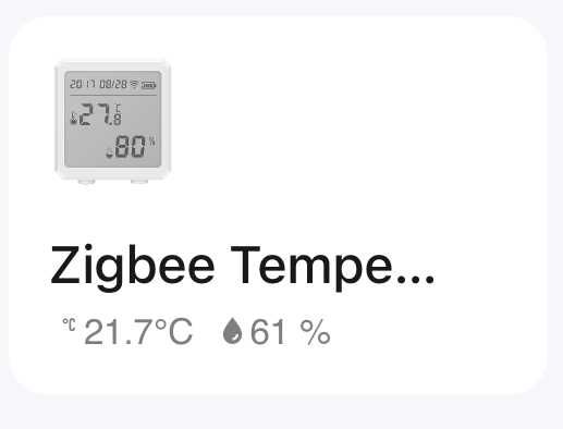 Czujnik temperatury wyświetlacz godzina data ZigBee Tuya AAA