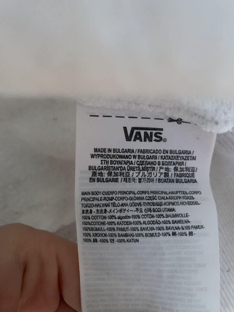 Bluza Vans biała