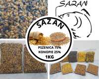 15kg Pszenica z konopią ZANĘTA Sazan Baits