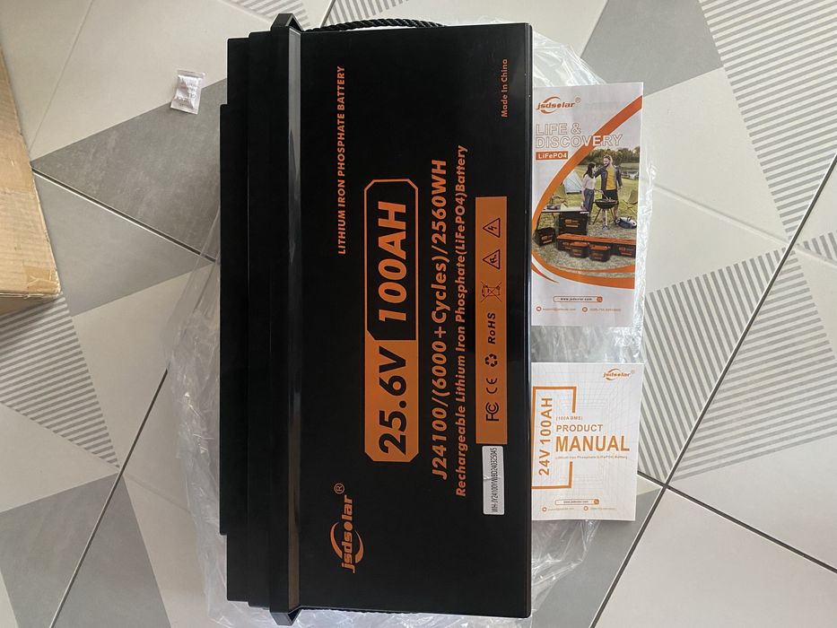 АКЦІЯ В НАЯВНОСТІ JsdSolar Новий LiFePo4 акумулятор 100Ah BMS Smart