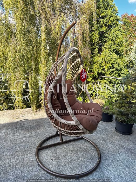-50% OUTLET Fotel Wiszący Kokon Bujany Kosz Ogrodowy Bujak PROMOCJE!!