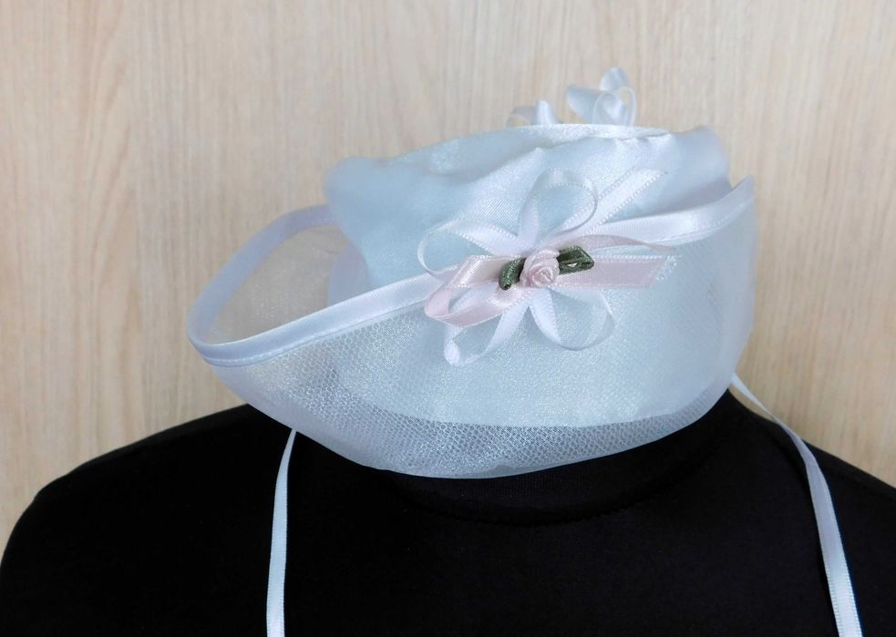 Sukienka, sukieneczka do chrztu 74 + kapelusiki
