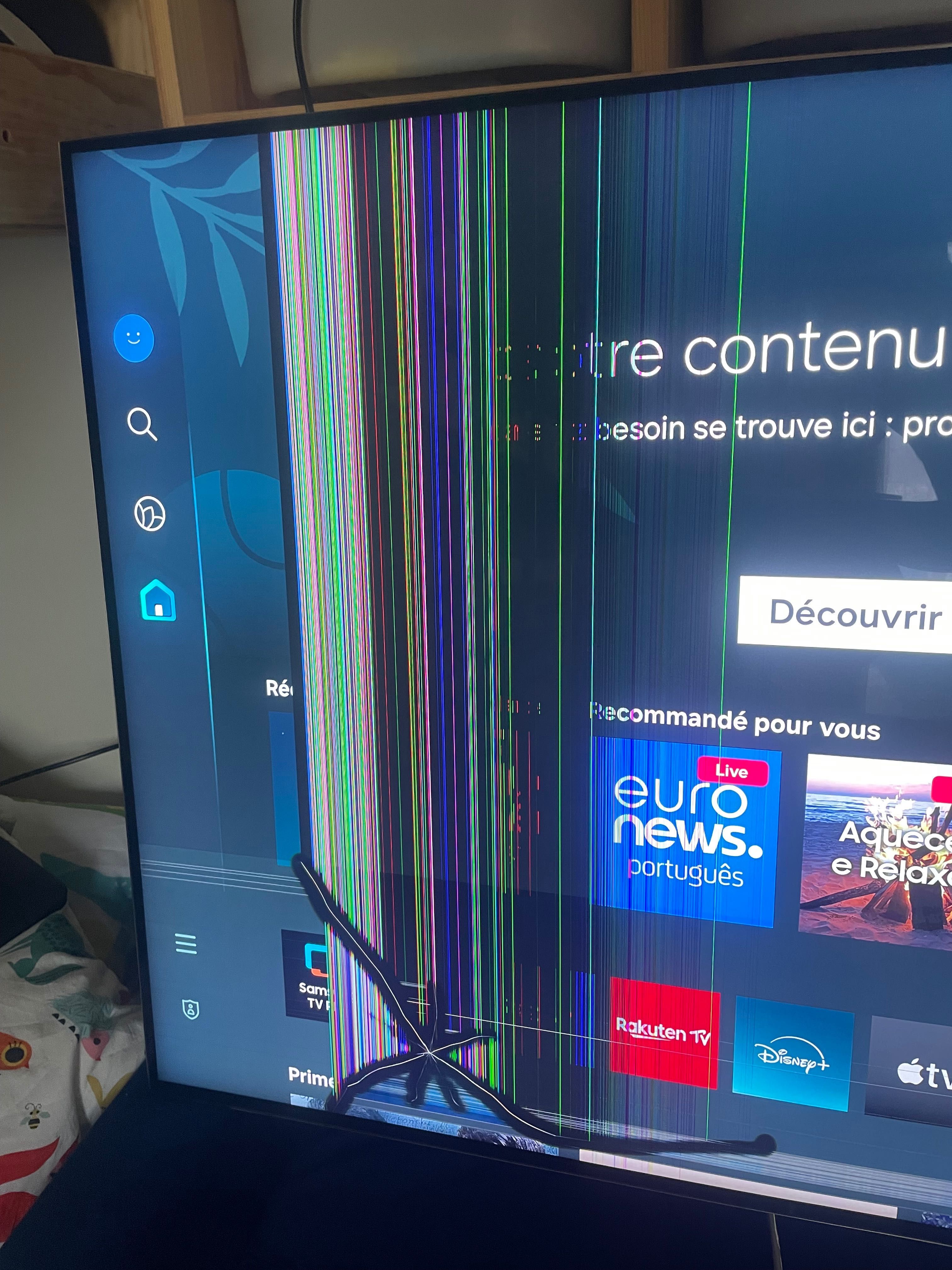 Tv Samsung 8k para peças