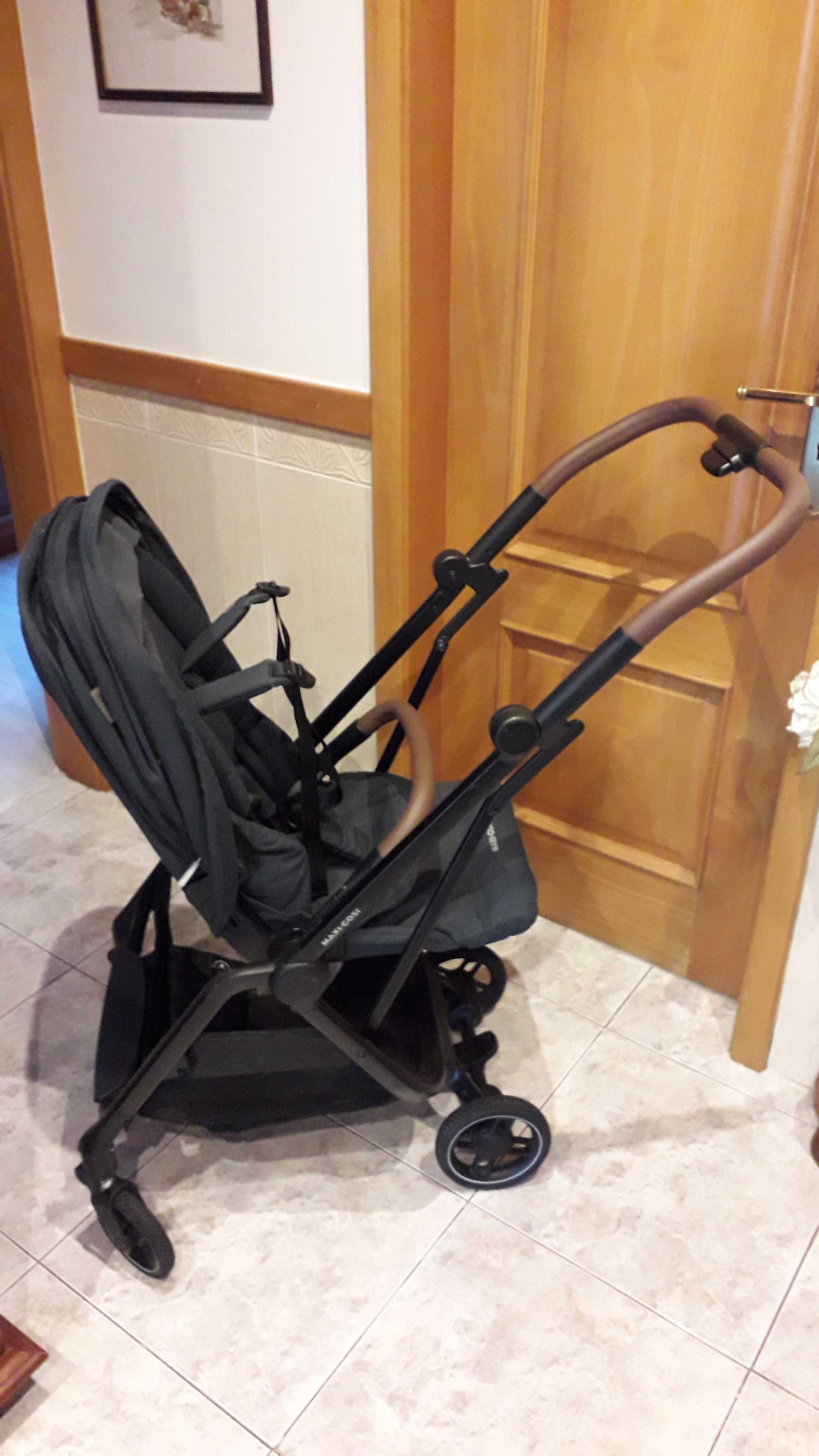 Baby coque (com base para automóvel) e cadeira de passeio (Maxicosi)