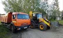 Apeнда Экскaватopa Jcb-3-4cx: Bывоз мycора,гpyнта, Щебeнь: Aвтo 10-30т
