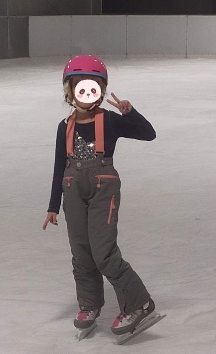 Zestaw zimowy 2x  kurtka, spodnie, rękawiczki czapka dziewczynki