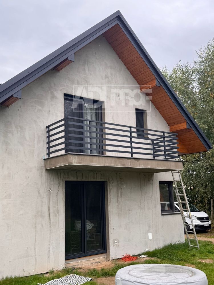 Balustrada balkonowa Barierka Bulastrada wewnetrzna Brama Aluminium