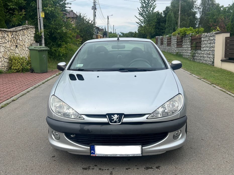 Peugeot 206cc*kabriolet*1.6benzyna*2003r*tanie fajne autko na lato*