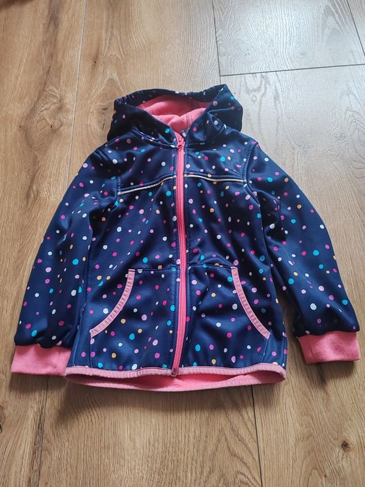 Kurtka softshel dla dziewczynki 110