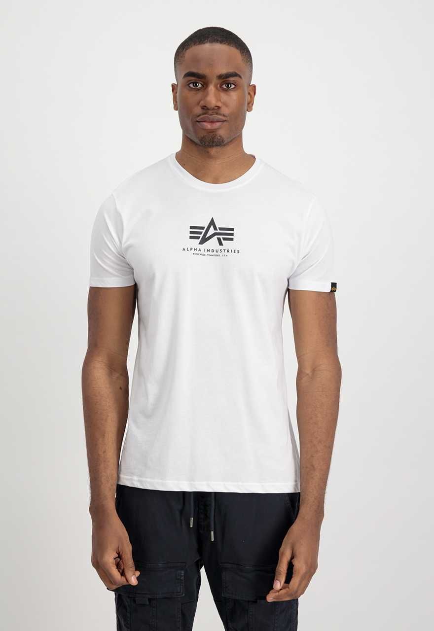 Alpha Industries t-shirt BASIC T ML 118533 biały