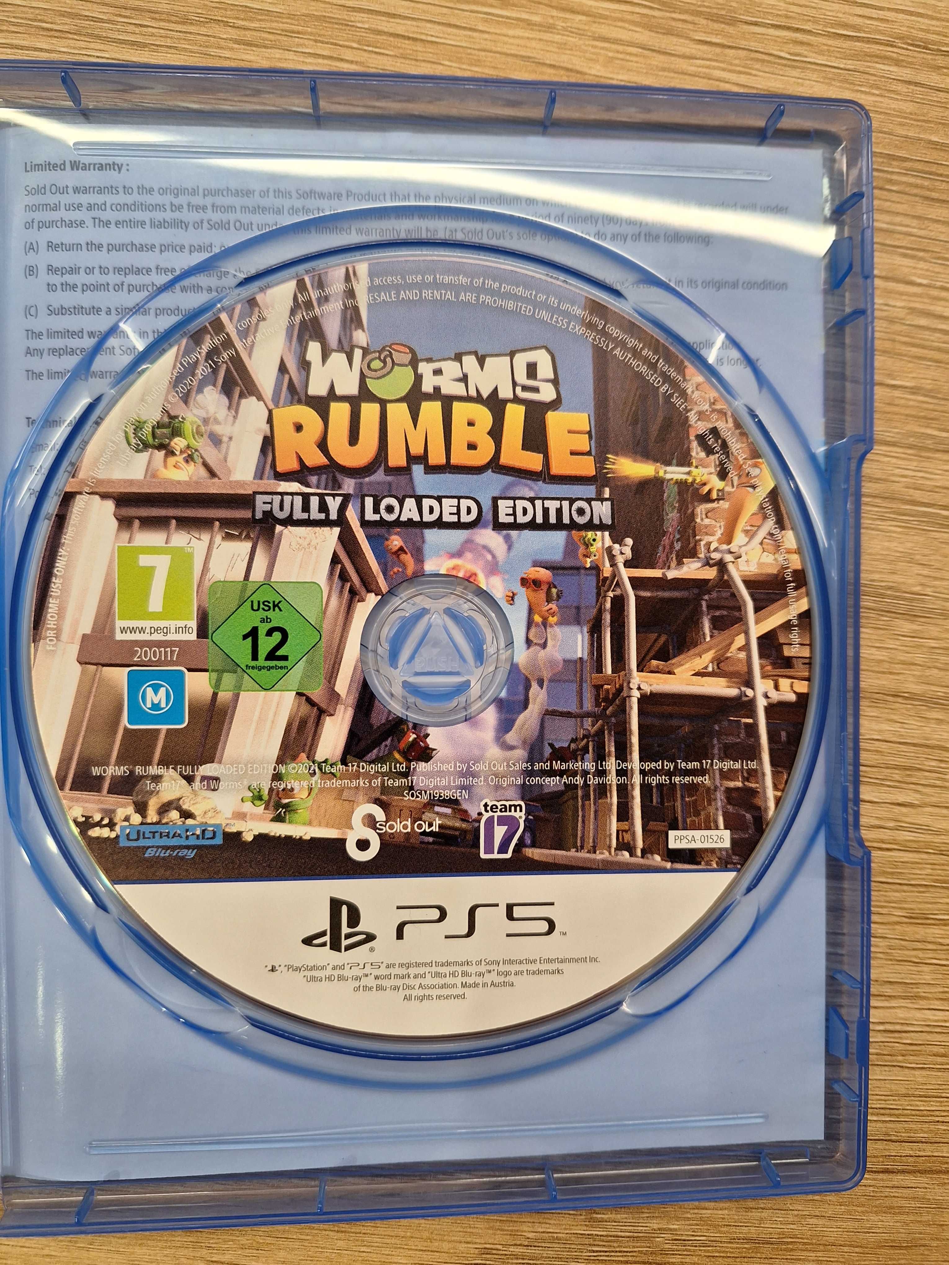 nowa gra Worms rumble fully loaded edition PS5 PL napisy