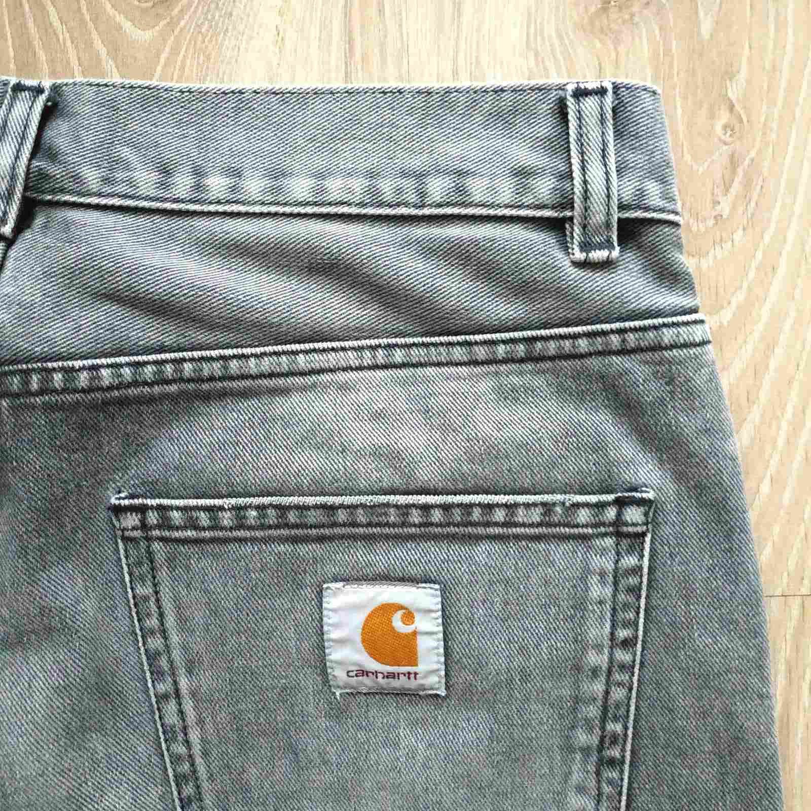 джинси Carhartt WIP чорно черные размер 32, состояние отличное .