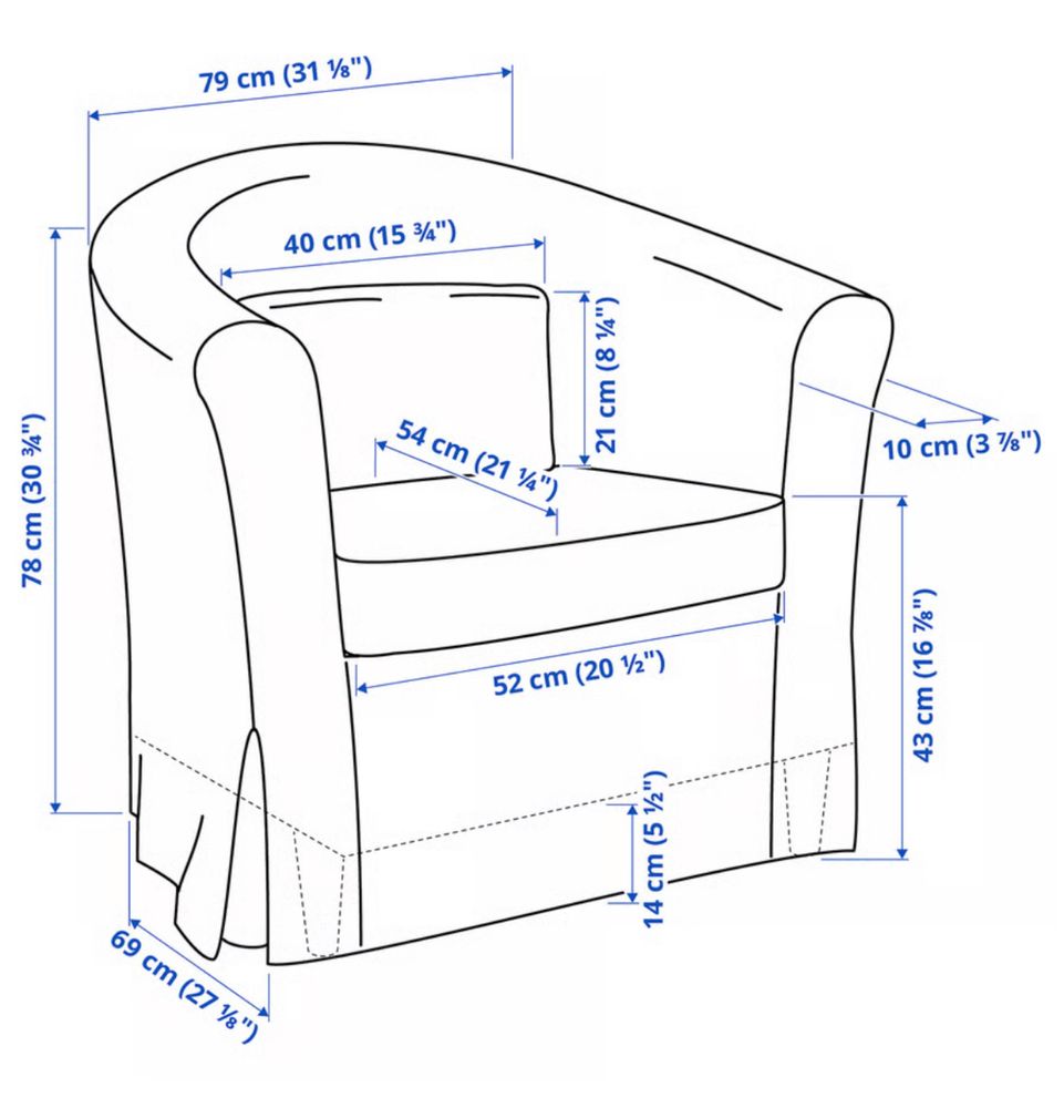 Cadeirão IKEA TULLSTA (poltrona, sofa)