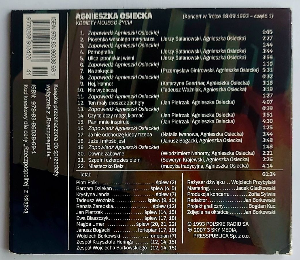 Agnieszka Osiecka Kobiety Mojego Życia cz. 1 Trójka Live 2007r