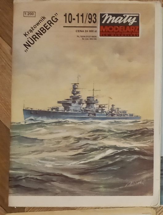 Mały Modelarz 10-11/93  Krążownik Nurnberg