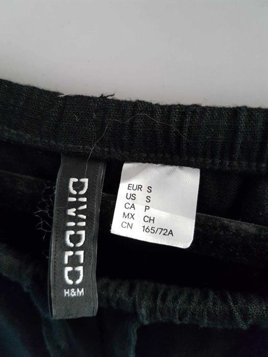 H & M spodnie przewiewne M wiskoza + len