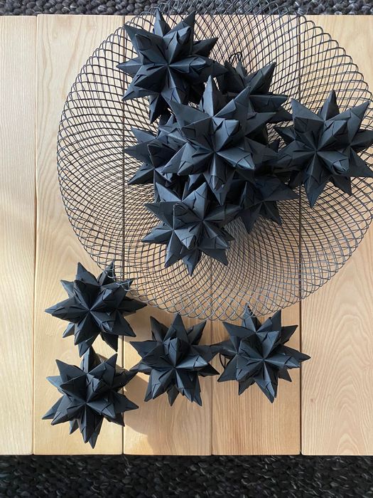 Natal - Estrelas em origami - conj. 6