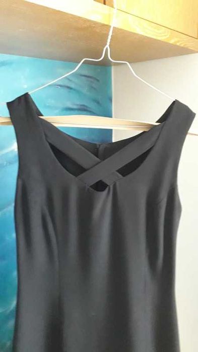 Vestido azul escuro