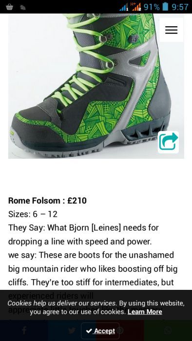 Buty snowbordowe ROME FALSOM roz.46,jak nowe