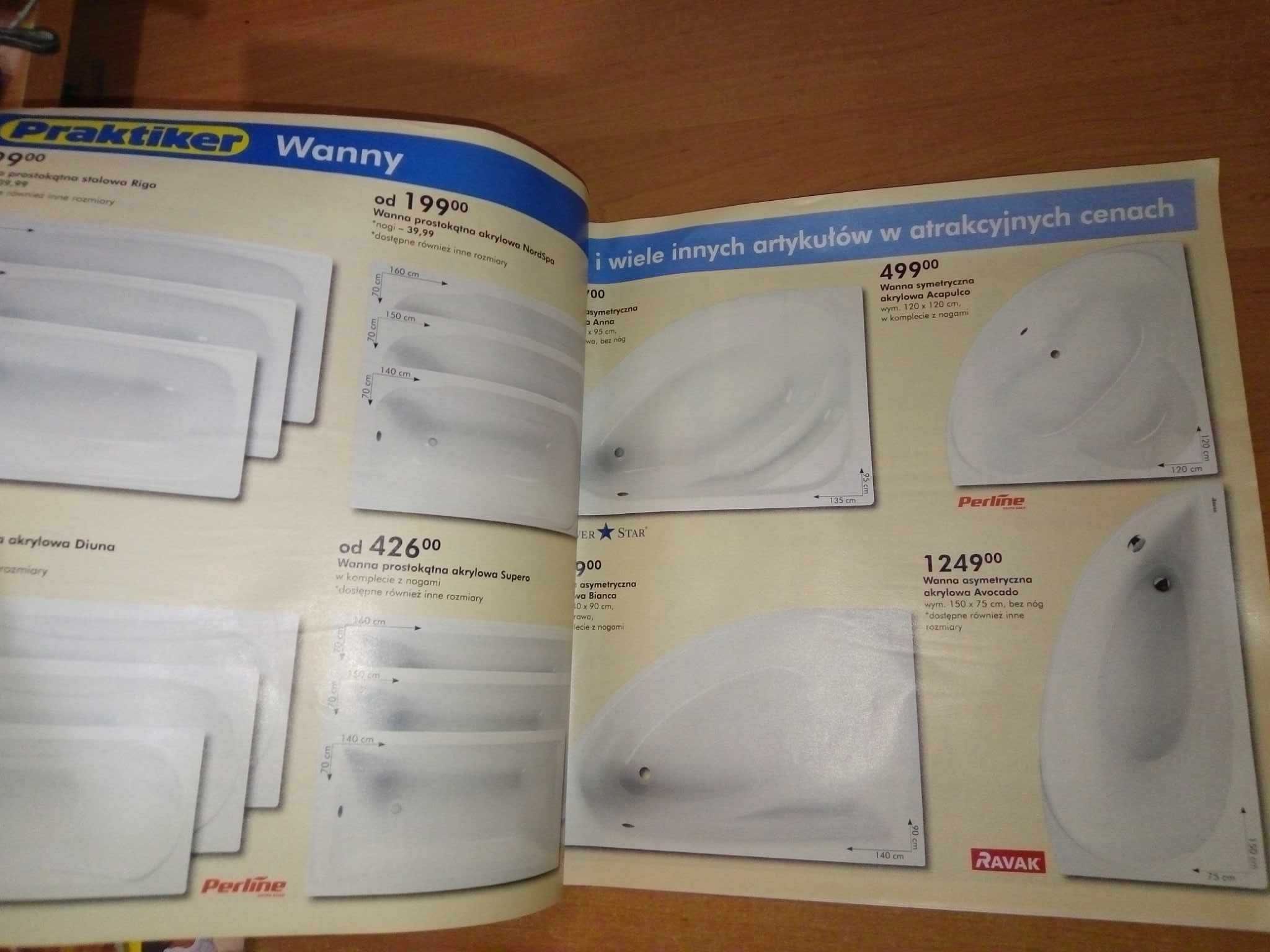 Katalog Praktiker Łazienka 2007 czasopismo budowlane gazeta market