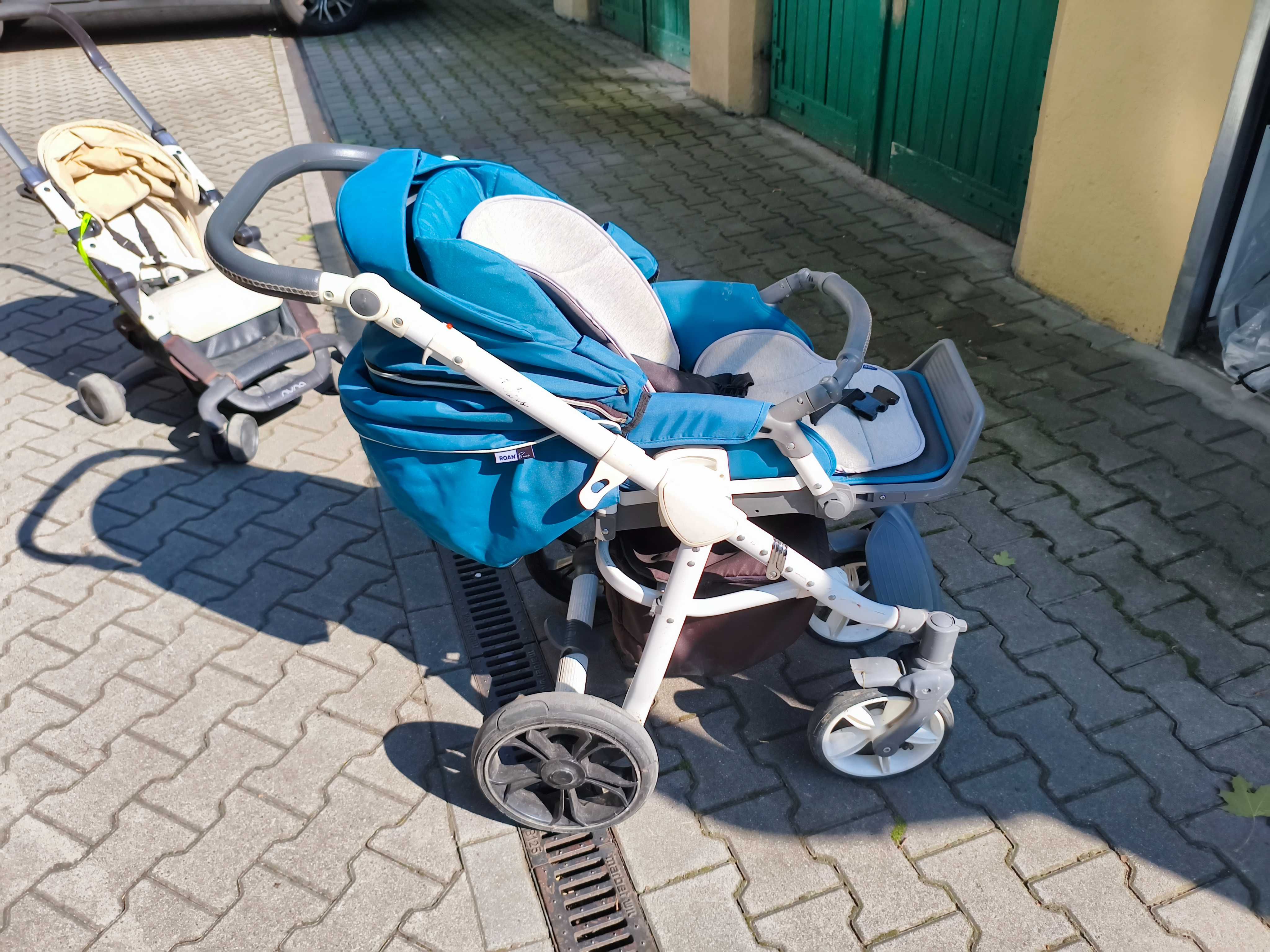 Wózek Roan Bass 2 w 1 – komfortowy, funkcjonalny, stan bardzo dobry