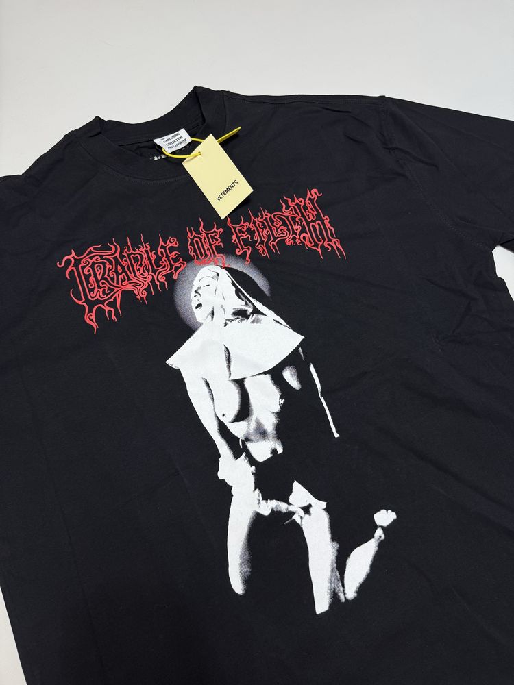 Футболка Vetements Cradle Of Filth Vestal S M L black