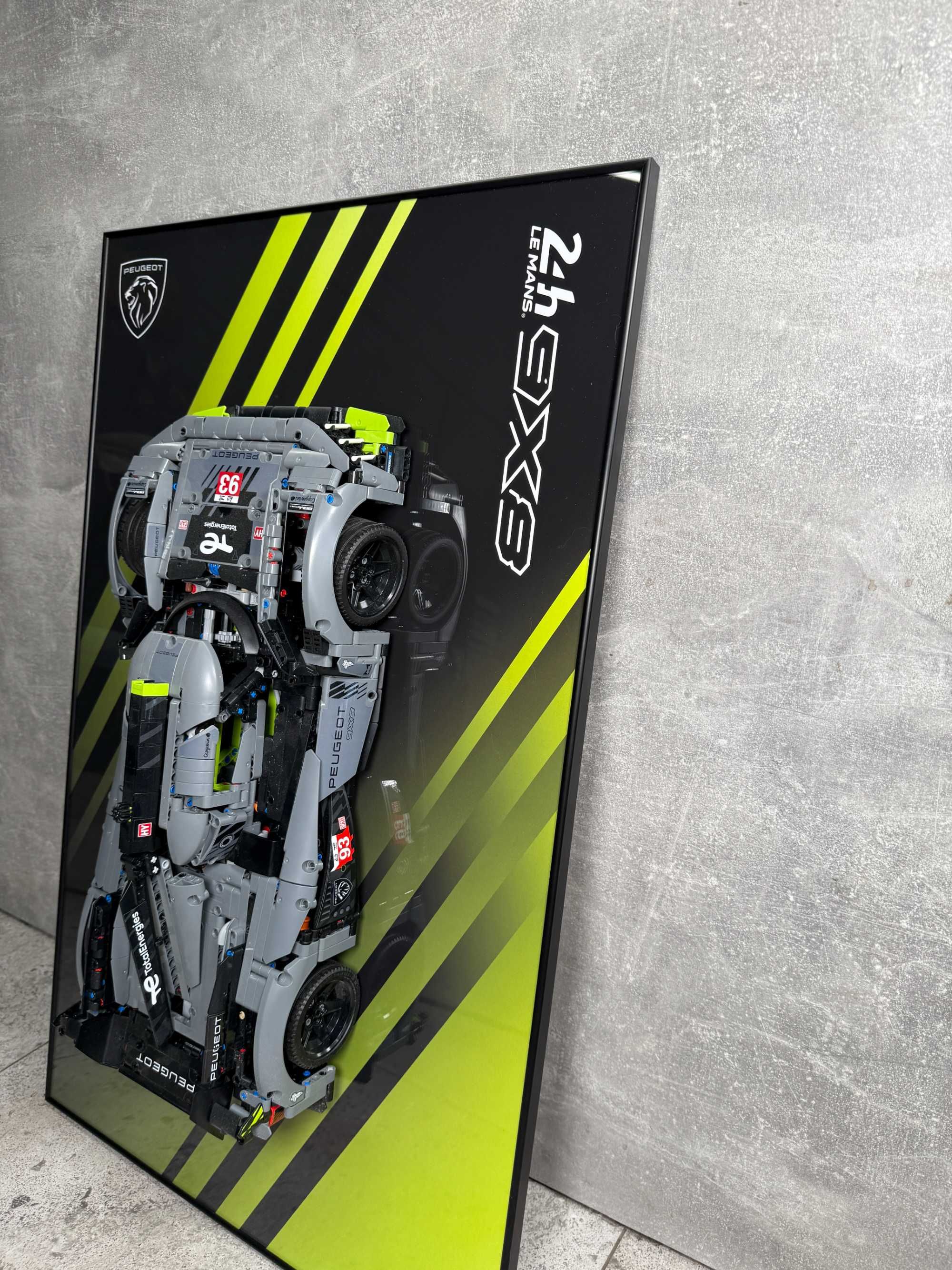 Рамка на Стіну для Конструктора LEGO Technic Peugeot Леман Лего  42156