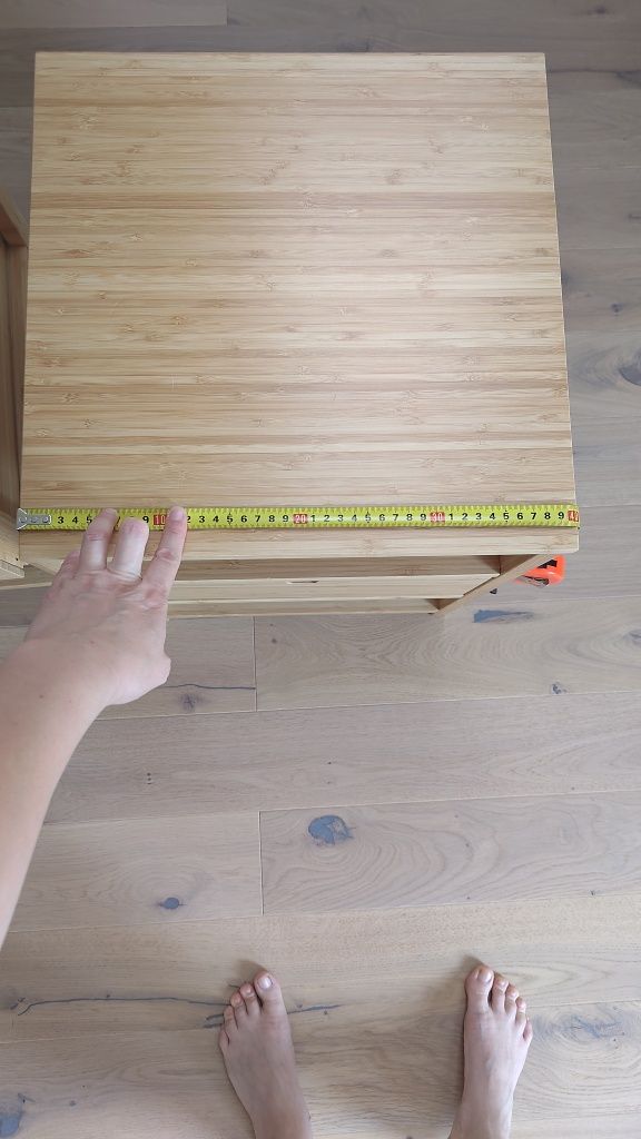 Ikea Nordkisa szafki nocne, drewniane