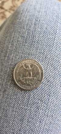 Quarter dollar 1996 перевернутий