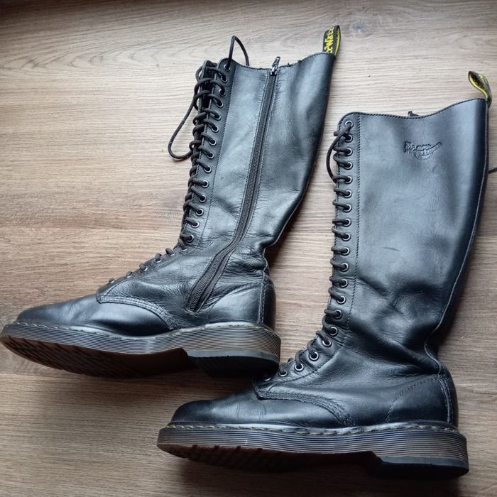 Buty Dr Martens 1420 Black 20 Oczek Glany Wysokie Skórzane Czarne r.41