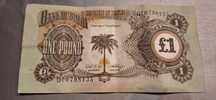 4 NOTAS de 1 Pound, Bank Of Biafra