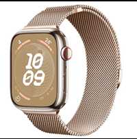 Ремешок для Apple watch Миланская петля retro gold 40, 41, 42,44,45 мм