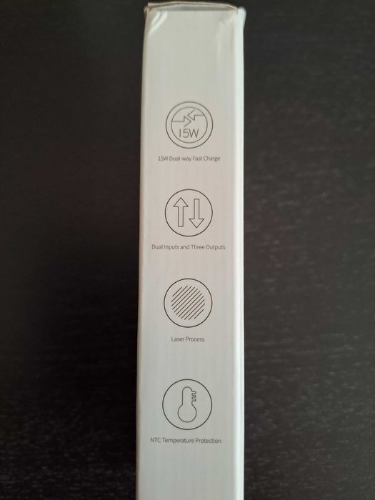 Powerbank Baseus Bipow Digital Display 10000 mAh 15W [Biały]