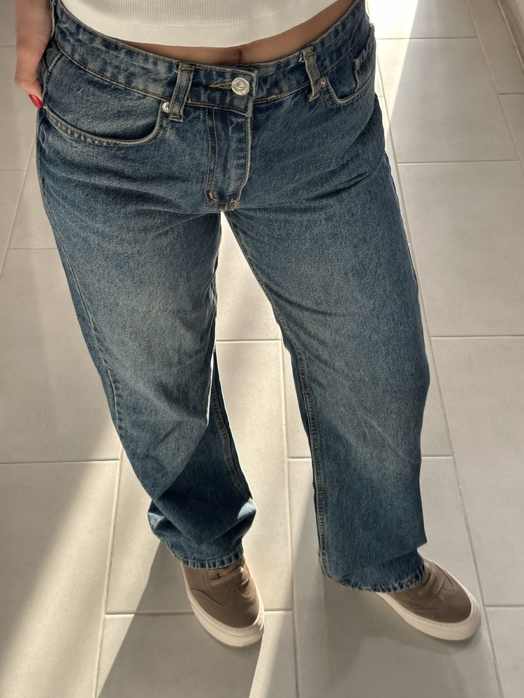 Джинси Zara прямого крою 38 розмір