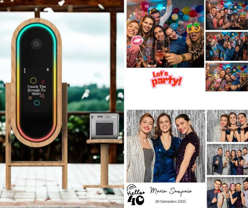 photobooth vintage, mirrorbooth, Videobooth 360 /Espelho mágico