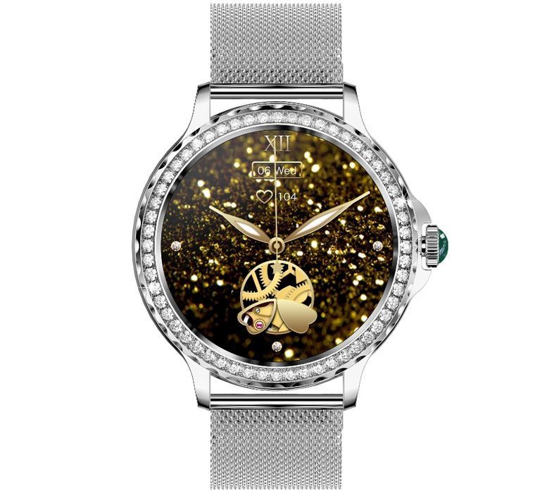 Smartwatch Damski Rubicon RNCF19-1 Silver  Bransoleta + Pasek