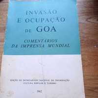 vendo livro invasão e ocupação de Goa