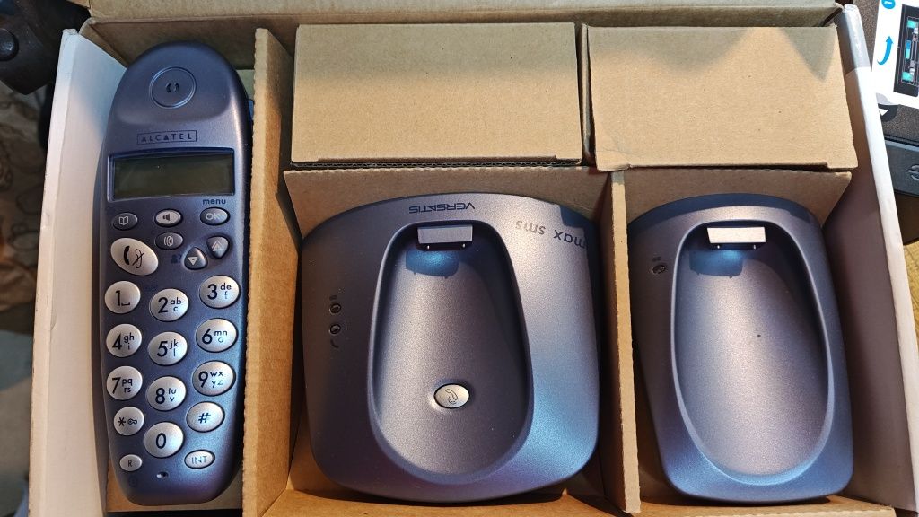 Telefon stacjonarny decy Alcatel Versatis Max SMS Duo nowy
