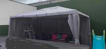 Tenda de jardim 3X4 metros com uso
