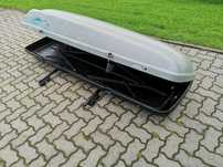 Bagażnik dachowy BOX Kamei DELPHIN 460 na bagaż deskę 235cm buty narty