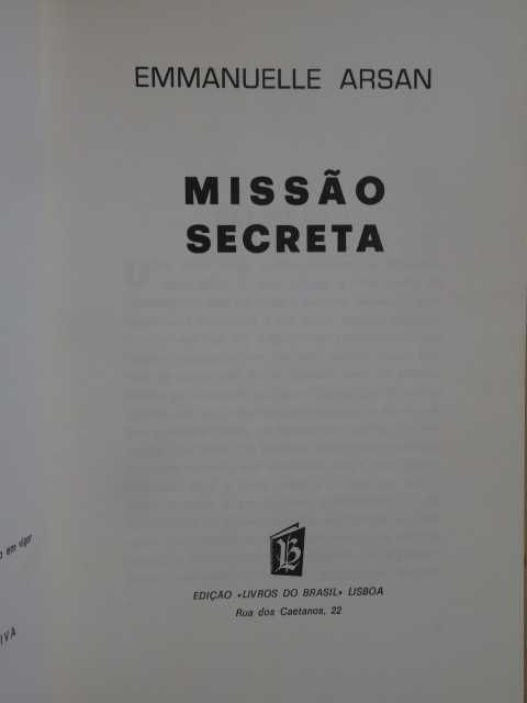 Missão Secreta de Emmanuelle Arsan