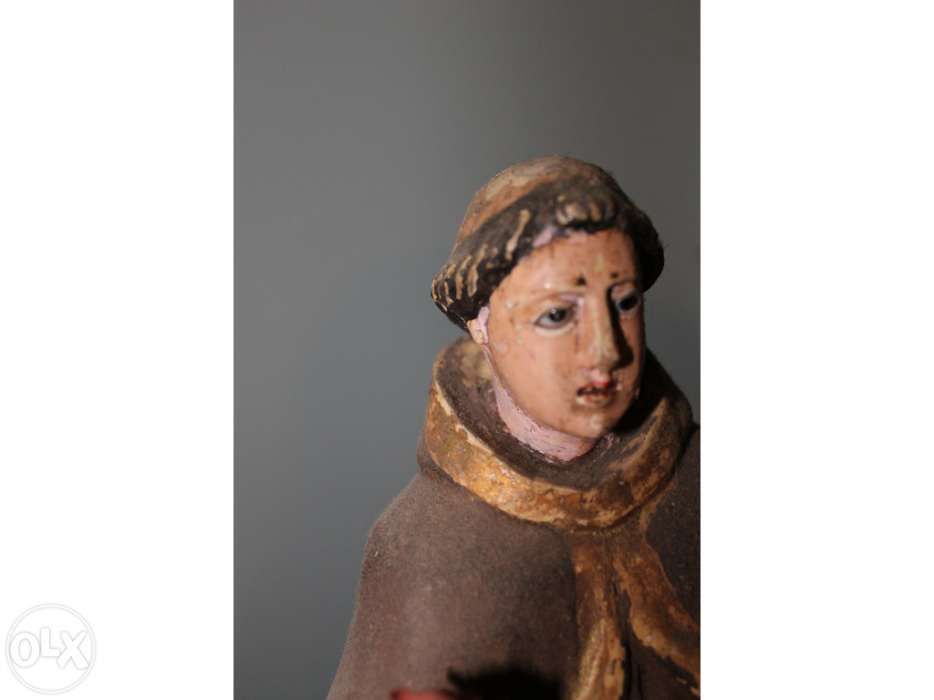 Santo António em Madeira / Vintage Saint Antony figure