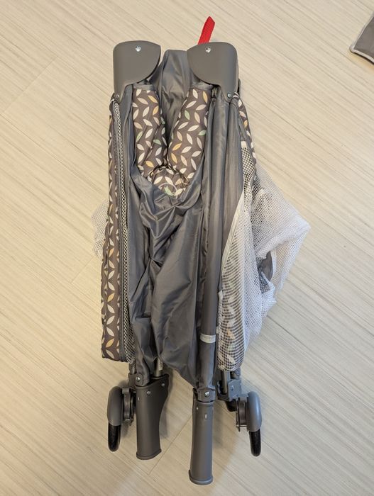 Lionelo Flower Grey Scandi — Łóżeczko turystyczne