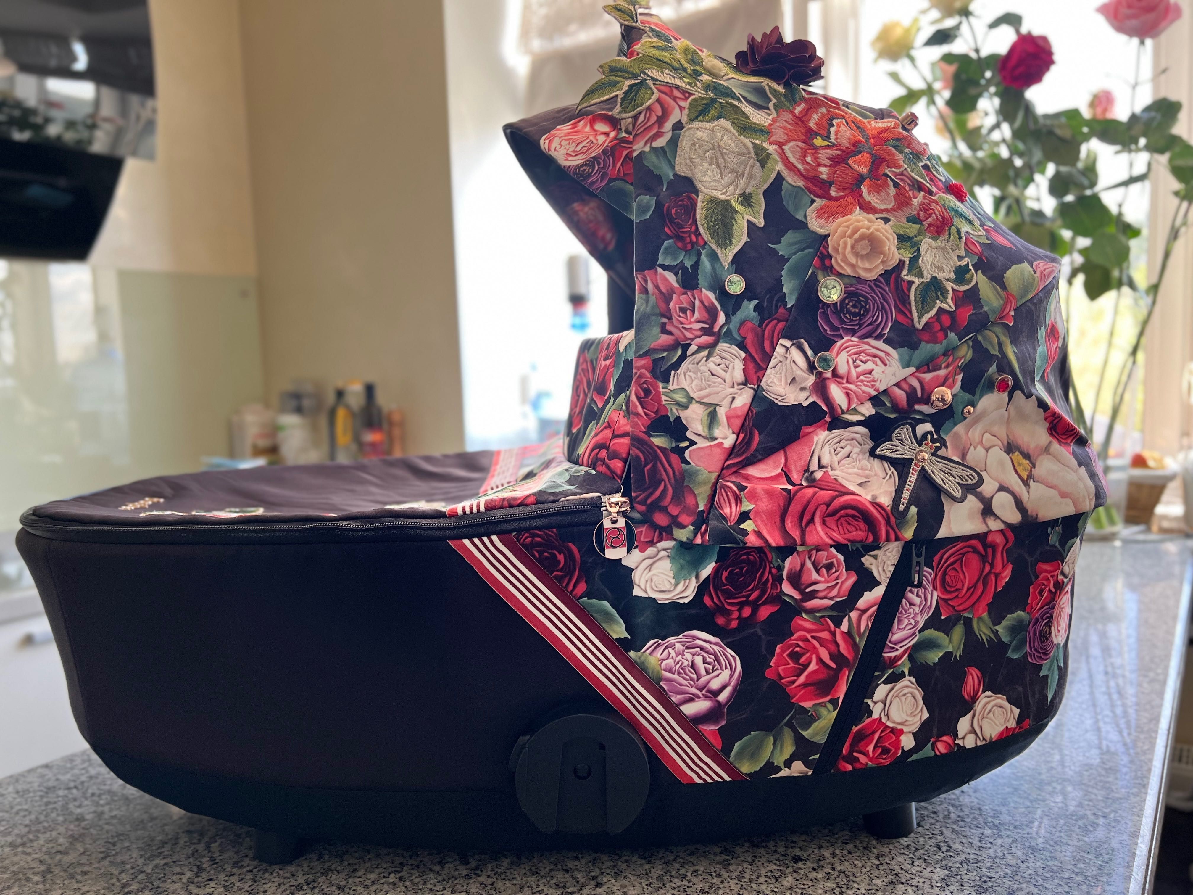 Люлька Cybex Mios Spring Blossom Dark