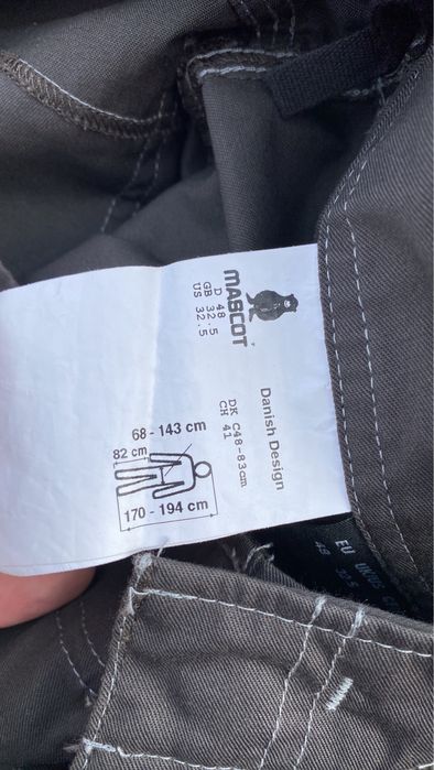 Mascot штани робочі 32 48 розмір 42 см