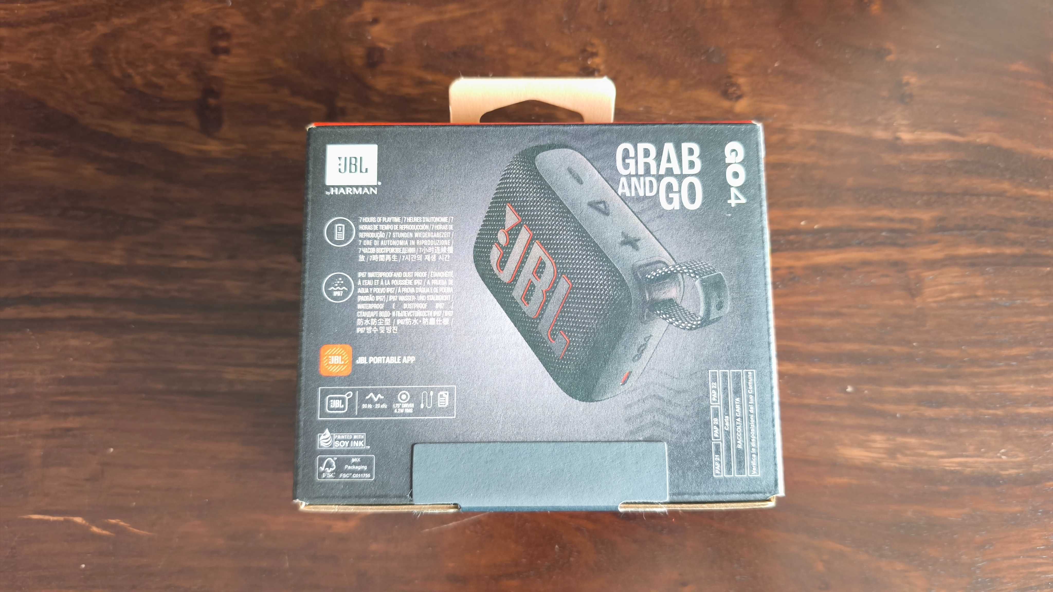 JBL GO 4 Nowy oryginalnie zamknięty Głośnik bluetooth
