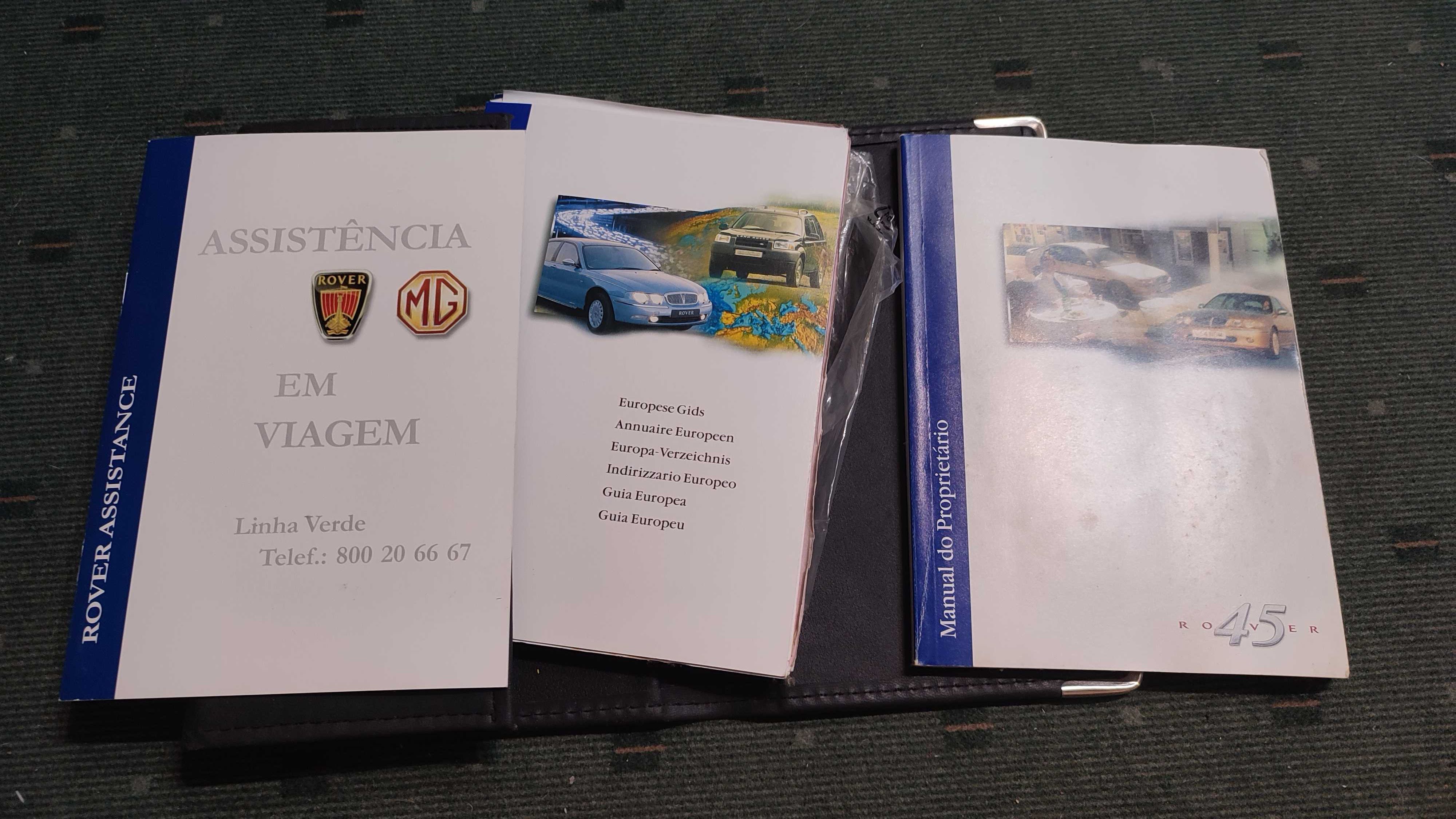 Rover 45  - Manual de Instruções
