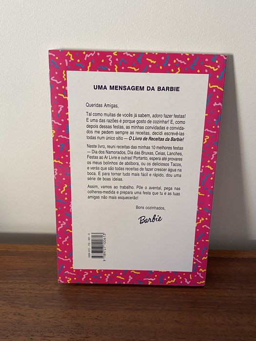 Livro de receitas da Barbie