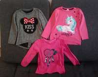 Bluza sweterek z cekinami bluzka dla dziewczynki Minnie, Unicorn r 116