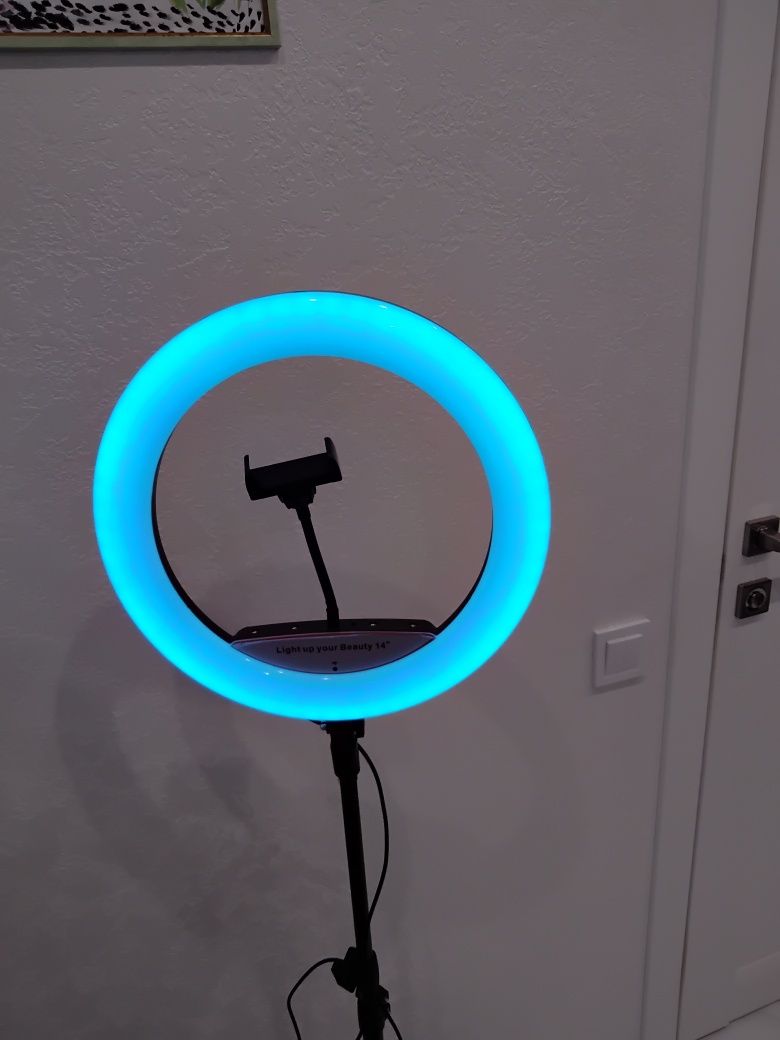 Кольцева LED лампа RGB